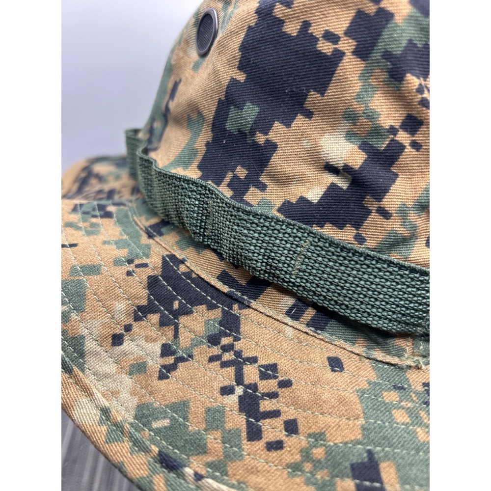 USMC MARPAT Woodland Boonie Hat Sekri Industries Small Digital Camo Field Cover - Picture 4 of 7